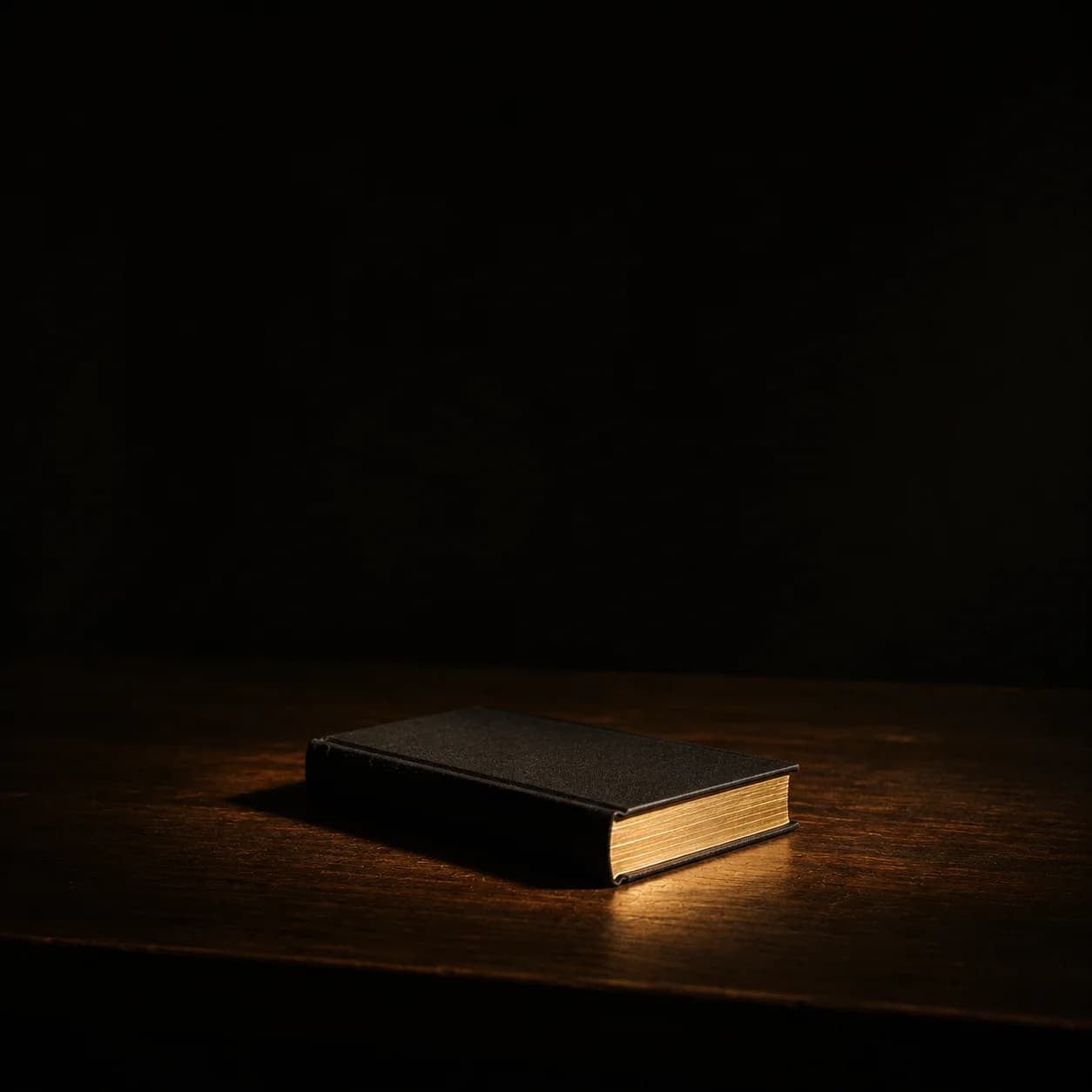 A single quiet form in warm, still light